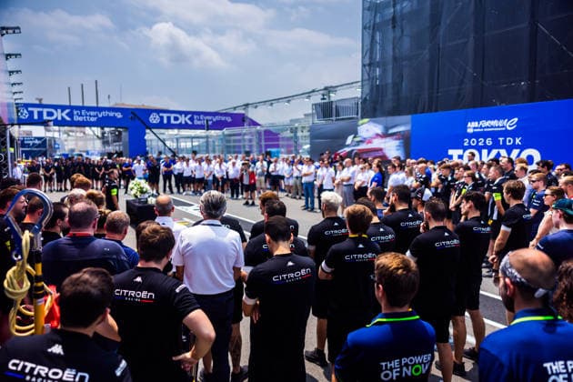 2026 FORMULA E TOKYO ePRIX Tribute to Cyril Blais during the Tokyo ePrix, 14th and 15th round of the 2025-26 ABB FIA Formula E World Championship, WM, Weltmeisterschaft on the Tokyo Street Circuit from July 24 to 26, 2026 in Tokyo, Japan - TokyoJapan  Copyright: xBastienxRouxx