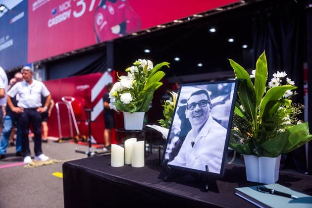 2026 FORMULA E TOKYO ePRIX Tribute to Cyril Blais during the Tokyo ePrix, 14th and 15th round of the 2025-26 ABB FIA Formula E World Championship, WM, Weltmeisterschaft on the Tokyo Street Circuit from July 24 to 26, 2026 in Tokyo, Japan - TokyoJapan  Copyright: xBastienxRouxx