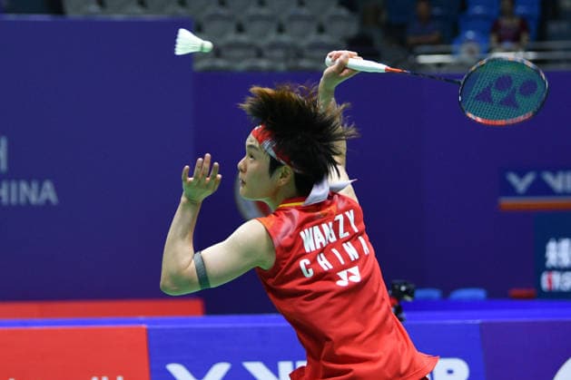BEIJING, CHINA - JULY 24: Wang Zhiyi of China competes in the Women s Singles Quarterfinal match against Kim Ga Eun of South Korea on day 4 of the China Open 2026 at Changzhou Olympic Sports Center Gymnasium on July 24, 2026 in Changzhou, Jiangsu Province of China.  Copyright: xVCGx 111656122288