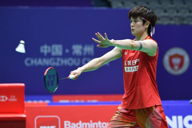 BEIJING, CHINA - JULY 24: Wang Zhiyi of China competes in the Women s Singles Quarterfinal match against Kim Ga Eun of South Korea on day 4 of the China Open 2026 at Changzhou Olympic Sports Center Gymnasium on July 24, 2026 in Changzhou, Jiangsu Province of China.  Copyright: xVCGx 111656122289