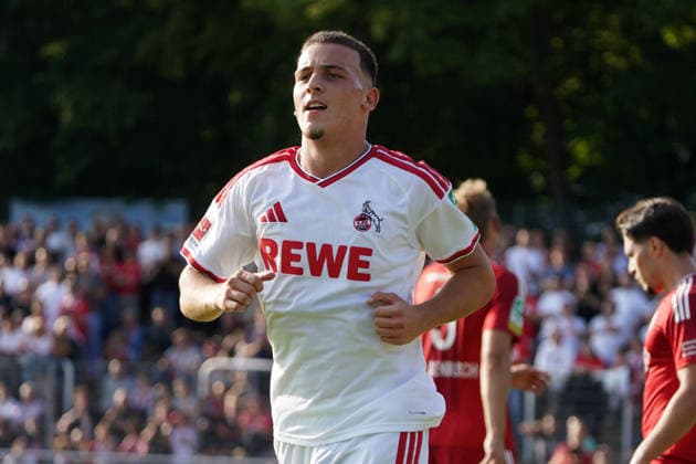 23 .07.2026, Fussball, Köln, Testspiel, Freundschaftsspiel, SV Bergisch Gladbach 09 vs 1.FC Köln, Belkaw -Arena , Bergisch Gladbach Said El Mala 1.FC Köln, Aktion, Einzelbild *** July 23, 2026, Soccer, Cologne, Exhibition Match, Friendly Match, SV Bergisch Gladbach 09 vs. 1. FC Köln, Belkaw Arena, Bergisch Gladbach, Said El Mala (1. FC Köln), Action, Still Image