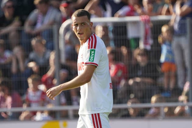 23 .07.2026, Fussball, Köln, Testspiel, Freundschaftsspiel, SV Bergisch Gladbach 09 vs 1.FC Köln, Belkaw -Arena , Bergisch Gladbach Said El Mala 1.FC Köln, Aktion, Einzelbild *** July 23, 2026, Soccer, Cologne, Exhibition Match, Friendly Match, SV Bergisch Gladbach 09 vs. 1. FC Köln, Belkaw Arena, Bergisch Gladbach, Said El Mala (1. FC Köln), Action, Still Image