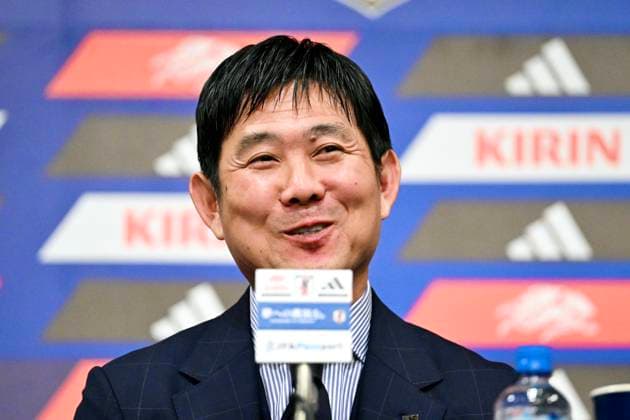 Hajime Moriyasu (JPN), JULY 24, 2026 - Football Soccer : Hajime Moriyasu head coach attends a press conference, PK, Pressekonferenz in Tokyo, Japan. Noxthirdxpartyxsales  aflo_338953780 KenjiroxMatsuox