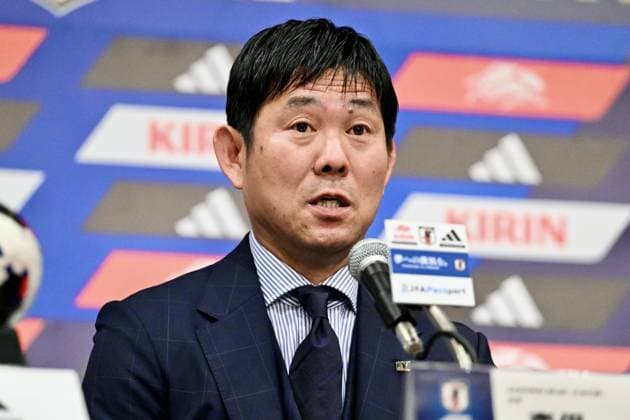 Hajime Moriyasu (JPN), JULY 24, 2026 - Football Soccer : Hajime Moriyasu head coach attends a press conference, PK, Pressekonferenz in Tokyo, Japan. Noxthirdxpartyxsales  aflo_338953809 KenjiroxMatsuox