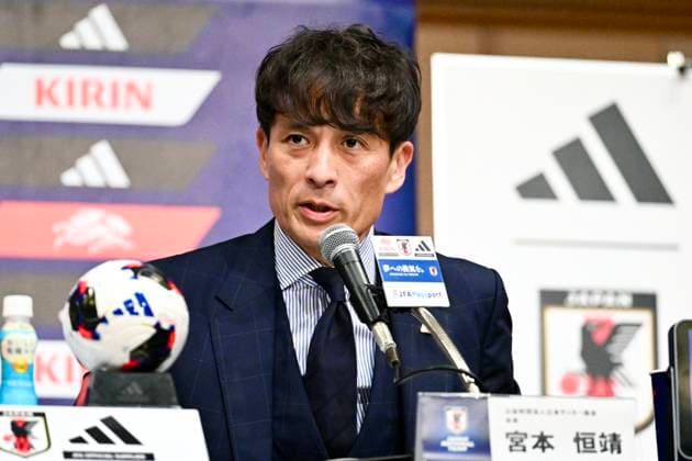 JFA Tsuneyasu Miyamoto (JPN), JULY 24, 2026 - Football Soccer : Hajime Moriyasu head coach attends a press conference, PK, Pressekonferenz in Tokyo, Japan. Noxthirdxpartyxsales  aflo_338954158 KenjiroxMatsuox