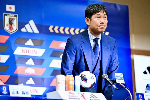 Hajime Moriyasu (JPN), JULY 24, 2026 - Football Soccer : Hajime Moriyasu head coach attends a press conference, PK, Pressekonferenz in Tokyo, Japan. Noxthirdxpartyxsales  aflo_338954247 KenjiroxMatsuox