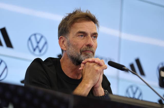24.07.2026, Fussball DFB-Pressekonferenz, Vorstellung des neuen Bundestrainers Jürgen Klopp DFL DFB REGULATIONS PROHIBIT ANY USE OF PHOTOGRAPHS AS IMAGE SEQUENCES AND OR QUASI-VIDEO. xdcx *** July 24, 2026, DFB Soccer Press Conference, Introduction of the New National Team Coach Jürgen Klopp DFL DFB REGULATIONS PROHIBIT ANY USE OF PHOTOGRAPHS AS IMAGE SEQUENCES AND OR QUASI-VIDEO xdcx Copyright: HMBxMedia Claus