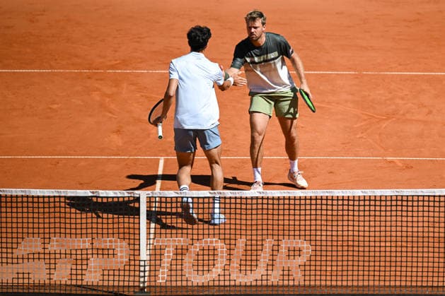 TENNIS - ATP, Tennis Herren Generali Open 2026 KITZBUEHEL,AUSTRIA,24.JUL.26 - TENNIS - ATP World Tour, Generali Open. Image shows Pierre Hugues Herbert (FRA) and Kevin Krawietz (GER).  GEPAxpictures xDanielxSchoenherr