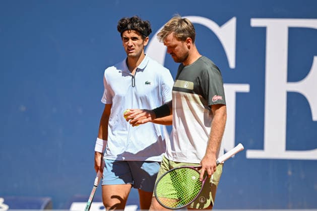 TENNIS - ATP, Tennis Herren Generali Open 2026 KITZBUEHEL,AUSTRIA,24.JUL.26 - TENNIS - ATP World Tour, Generali Open. Image shows Pierre Hugues Herbert (FRA) and Kevin Krawietz (GER).  GEPAxpictures xDanielxSchoenherr