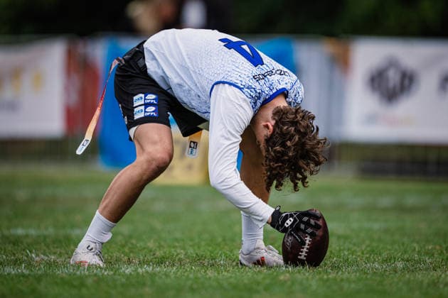 Die Finals 2026 - Flag Football, 24.07.2026 Theo Hack (Kelkheim Lizzards, 4); Die Finals 2026 - Flag Football, Halbfinale am 25.07.2026 im Erika-Fisch-Stadion, Hannover *** The 2026 Flag Football Finals, July 24, 2026: Theo Hack Kelkheim Lizzards, 4; The 2026 Flag Football Finals, Semifinals on July 25, 2026, at Erika Fisch Stadium, Hanover Copyright: xBEAUTIFULxSPORTS Tonhäuserx