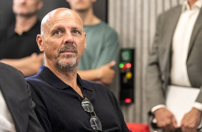 24.07.2026, xfux, Fussball DFB Deutsche Fussball Nationalmannschaft - Pressekonferenz zur Vorstellung von Juergen Jürgen Klopp als Trainer Bundestrainer, v.l. Marc Kosicke (DFB Deutscher Fussball Bund) Frankfurt am Main *** July 24, 2026, xfux, Soccer: DFB German National Soccer Team press conference to introduce Jürgen Klopp as head coach; from left: Marc Kosicke, DFB (German Soccer Association), Frankfurt am Main