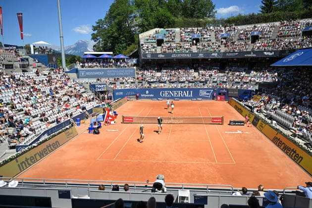 TENNIS - ATP, Tennis Herren Generali Open 2026 KITZBUEHEL,AUSTRIA,24.JUL.26 - TENNIS - ATP World Tour, Generali Open. Image shows an overview of the Center Court.  GEPAxpictures xDanielxSchoenherr