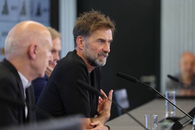24.07.2026, Fussball DFB-Pressekonferenz, Vorstellung des neuen Bundestrainers Jürgen Klopp DFL DFB REGULATIONS PROHIBIT ANY USE OF PHOTOGRAPHS AS IMAGE SEQUENCES AND OR QUASI-VIDEO. xdcx *** July 24, 2026, DFB Soccer Press Conference, Introduction of the New National Team Coach Jürgen Klopp DFL DFB REGULATIONS PROHIBIT ANY USE OF PHOTOGRAPHS AS IMAGE SEQUENCES AND OR QUASI-VIDEO xdcx Copyright: HMBxMedia Claus