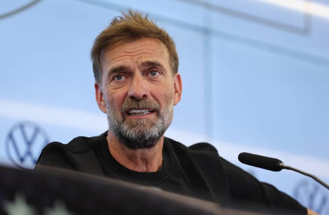 24.07.2026, Fussball DFB-Pressekonferenz, Vorstellung des neuen Bundestrainers Jürgen Klopp DFL DFB REGULATIONS PROHIBIT ANY USE OF PHOTOGRAPHS AS IMAGE SEQUENCES AND OR QUASI-VIDEO. xdcx *** July 24, 2026, DFB Soccer Press Conference, Introduction of the New National Team Coach Jürgen Klopp DFL DFB REGULATIONS PROHIBIT ANY USE OF PHOTOGRAPHS AS IMAGE SEQUENCES AND OR QUASI-VIDEO xdcx Copyright: HMBxMedia Claus