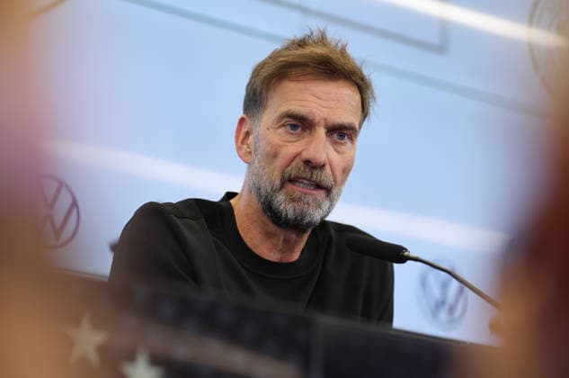 24.07.2026, Fussball DFB-Pressekonferenz, Vorstellung des neuen Bundestrainers Jürgen Klopp DFL DFB REGULATIONS PROHIBIT ANY USE OF PHOTOGRAPHS AS IMAGE SEQUENCES AND OR QUASI-VIDEO. xdcx *** July 24, 2026, DFB Soccer Press Conference, Introduction of the New National Team Coach Jürgen Klopp DFL DFB REGULATIONS PROHIBIT ANY USE OF PHOTOGRAPHS AS IMAGE SEQUENCES AND OR QUASI-VIDEO xdcx Copyright: HMBxMedia Claus