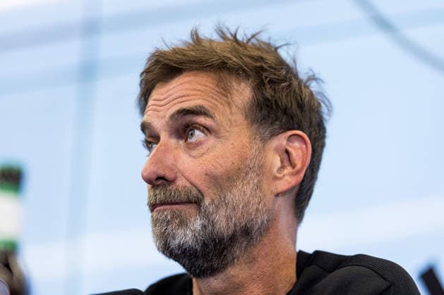 FRANKFURT, GERMANY - JULY 24: Juergen Klopp (Head Coach Germany) during the press conference, PK, Pressekonferenz to present Juergen Klopp as the new head coach of Germany at DFB Campus on July 24, 2026 in Frankfurt, Germany. Hessen Germany Copyright: xSteffiexWunderlx