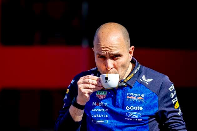 BUDAPEST - Gianpiero Lambiase, the regular engineer for Formula 1 driver Max Verstappen of Oracle Red Bull Racing, during the Formula 1 Hungary at the Hungaroring circuit on July 24, 2026 in Budapest, Hungary. (Photo by DeFodi Images) - *** BUDAPEST Gianpiero Lambiase, the regular engineer for Formula 1 driver Max Verstappen of Oracle Red Bull Racing, during the Formula 1 Hungarian Grand Prix at the Hungaroring circuit on July 24, 2026, in Budapest, Hungary. Photo by DeFodi Images