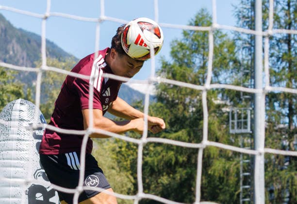 24.07.2026 - Fussball - 2. Fussball-Bundesliga - Saison 2026 2027 - 1. FC Nürnberg FCN Club - Trainingslager Sommer Sommertrainingslager Gais - Bruneck - Südtirol - Zink DaMa - xdaxmax - Justin von der Hitz (27, 1. FC Nürnberg FCN ) mit Kopfball *** July 24, 2026 Soccer 2 Bundesliga 2026–2027 Season 1 FC Nuremberg (FCN) Club Summer Training Camp Summer Training Camp in Gais, Brunico, South Tyrol Zink DaMa xdaxmax Justin von der Hitz 27, 1 FC Nuremberg (FCN) with a header