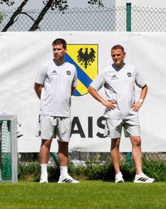 24.07.2026 - Fussball - 2. Fussball-Bundesliga - Saison 2026 2027 - 1. FC Nürnberg FCN Club - Trainingslager Sommer Sommertrainingslager Gais - Bruneck - Südtirol - Zink DaMa - xdaxmax - Michael Bischof ( Technischer Direktor 1. FC Nürnberg FCN ) Joti Chatzialexiou ( Vorstand 1. FC Nürnberg FCN ) *** July 24, 2026 Soccer 2 Soccer Bundesliga 2026–2027 Season 1 FC Nuremberg (FCN) Club Summer Training Camp Summer Training Camp in Gais, Brunico, South Tyrol Zink DaMa xdaxmax Michael Bischof Technical Director 1 FC Nuremberg FCN Joti Chatzialexiou Director of Sports 1 FC Nuremberg FCN