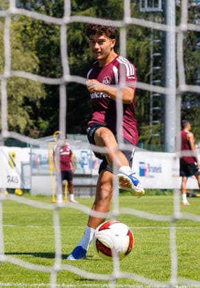 24.07.2026 - Fussball - 2. Fussball-Bundesliga - Saison 2026 2027 - 1. FC Nürnberg FCN Club - Trainingslager Sommer Sommertrainingslager Gais - Bruneck - Südtirol - Zink DaMa - xdaxmax - Justin von der Hitz (27, 1. FC Nürnberg FCN ) mit Torschuss *** July 24, 2026 Soccer 2 Bundesliga 2026–2027 Season 1 FC Nuremberg (FCN) Club Summer Training Camp Summer Training Camp in Gais, Brunico, South Tyrol Zink DaMa xdaxmax Justin von der Hitz 27, 1 FC Nuremberg (FCN) with a shot on goal
