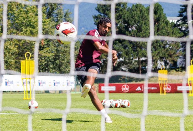 24.07.2026 - Fussball - 2. Fussball-Bundesliga - Saison 2026 2027 - 1. FC Nürnberg FCN Club - Trainingslager Sommer Sommertrainingslager Gais - Bruneck - Südtirol - Zink DaMa - xdaxmax - Rayan Ghrieb (7, 1. FC Nürnberg FCN ) mit Torschuss *** July 24, 2026 Soccer 2 Bundesliga 2026–2027 Season 1 FC Nuremberg (FCN) Club Summer Training Camp Summer Training Camp in Gais, Brunico, South Tyrol Zink DaMa xdaxmax Rayan Ghrieb 7, 1 FC Nuremberg (FCN) with a shot on goal