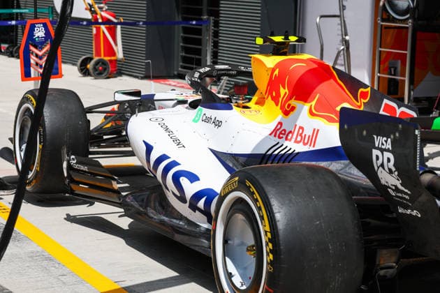 F1 - HUNGARIAN GRAND PRIX 2026 Visa Cash App RB F1 Team VCARB03, mechanical detail sidepods engine cover during the Formula 1 Hungarian Grand Prix 2026, 11th round of the 2026 Formula One World Championship, WM, Weltmeisterschaft from July 24 to 26, 2026 on the Hungaroring, in Mogyorod near Budapest, Hungary - MogyorodHungary  Copyright: xANTONINxVINCENTx