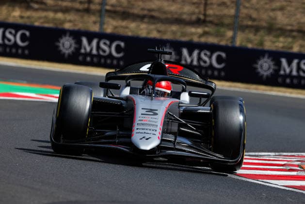 AUTO - FORMULA 2 2026 - BUDAPEST 03 MIYATA Ritomo (jpn), Hitech TGR, Dallara F2 2024, action during the 9th round of the 2026 FIA Formula 2 Championship from July 24 to 26, 2026 on the Hungaroring, in Mogyorod near Budapest, Hungary -  Copyright: xXavixBonillax