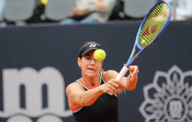 MSC Hamburg Ladies Open WTA, Tennis Damen 250) am Rothenbaum: Anna Bondar (Ungarn) im Viertelfinale. *** MSC Hamburg Ladies Open WTA 250 at Rothenbaum: Anna Bondar of Hungary Advances to the Quarterfinals