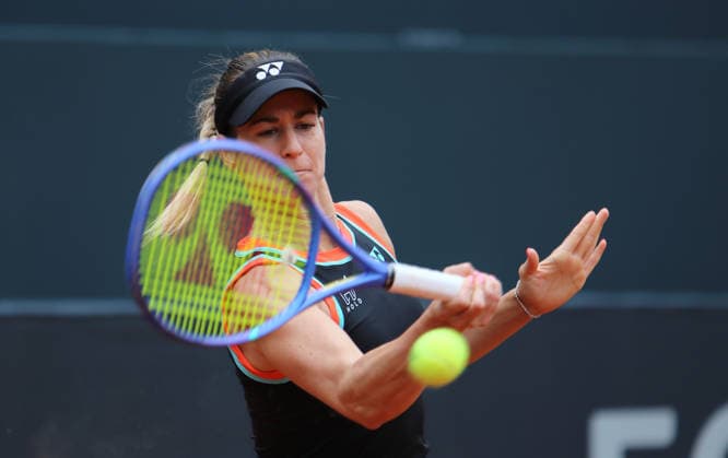MSC Hamburg Ladies Open WTA, Tennis Damen 250) am Rothenbaum: Anna Bondar (Ungarn) im Viertelfinale. *** MSC Hamburg Ladies Open WTA 250 at Rothenbaum: Anna Bondar of Hungary Advances to the Quarterfinals