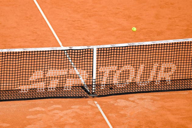 TENNIS - ATP, Tennis Herren Generali Open 2026 KITZBUEHEL,AUSTRIA,24.JUL.26 - TENNIS - ATP World Tour, Generali Open. Image shows a feature with the net and a ball.  GEPAxpictures xDanielxSchoenherr