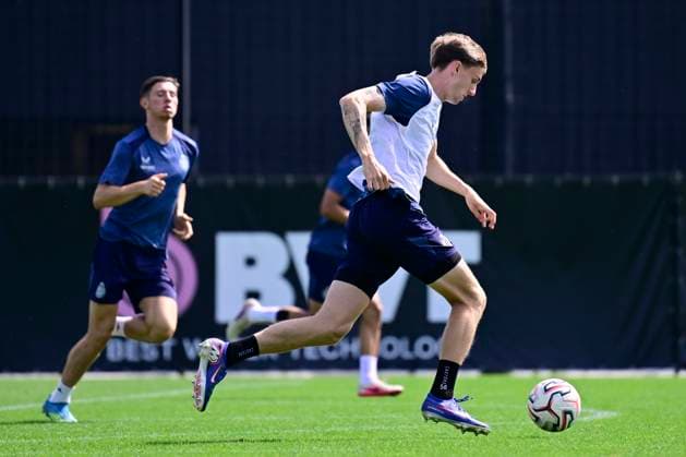 Club Brugge training camp - media activities 24 07 2026 RENNES, FRANCE - July 24 : Spileers Jorne defender of Club Brugge pictured during a training session on July 24, 2026 in Rennes, France, 24 07 2026 Rennes France  Copyright: xJanxDexMeuleneirx