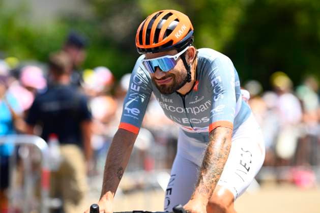 Tour de France 2026 Stage 19 ALPE D HUEZ, FRANCE - JULY 24 : Ganna Filippo (ITA) of Netcompany INEOS during stage 19 of the 113rd edition of Tour de France an UCI World Tour 2.UWT cycling road race stage for Men Elite of 128 km with start in Gap and finish in Alpe d Huez on July 24, 2026 in Alpe d Huez, France, 24 07 2026 ( Motordriver Kurt Vandenborre - Alpe d Huez France  Copyright: xGvgx