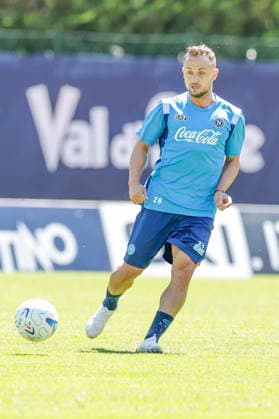 SSC Napoli preseason 2026-27 Napoli s Slovak midfielder Stanislav Lobotka during eighth day SSC Napoli s 2026-27 preseason training camp in val di sole in Trentino, Dimaro Folgarida July, 19 2026. _BPH3437 Copyright: xAntonioxBalascox