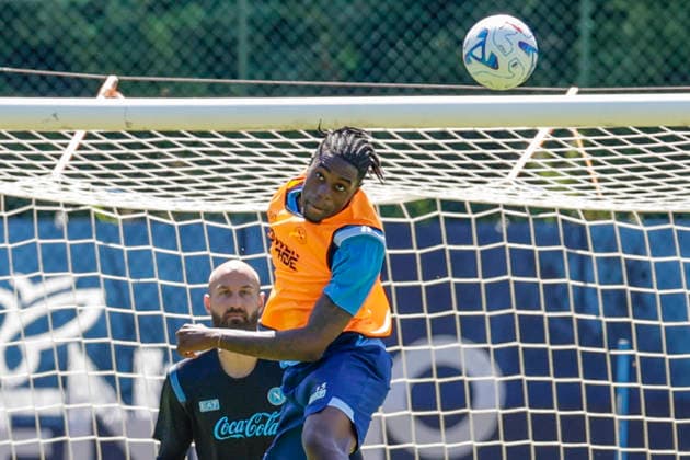 SSC Napoli preseason 2026-27 SSC Napoli Italian defender Nosa Obaretin during eighth day SSC Napoli s 2026-27 preseason training camp in val di sole in Trentino, Dimaro Folgarida July, 19 2026. _BPH3266 Copyright: xAntonioxBalascox