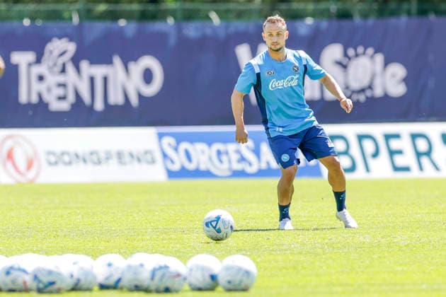 SSC Napoli preseason 2026-27 Napoli s Slovak midfielder Stanislav Lobotka during eighth day SSC Napoli s 2026-27 preseason training camp in val di sole in Trentino, Dimaro Folgarida July, 19 2026. _BPH3470 Copyright: xAntonioxBalascox