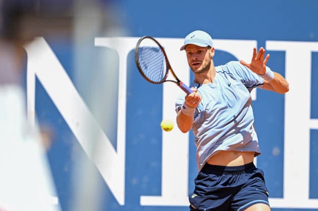 TENNIS - ATP, Tennis Herren Generali Open 2026 KITZBUEHEL,AUSTRIA,24.JUL.26 - TENNIS - ATP World Tour, Generali Open. Image shows Yannick Hanfmann (GER).  GEPAxpictures xDanielxSchoenherr