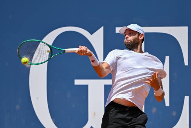 TENNIS - ATP, Tennis Herren Generali Open 2026 KITZBUEHEL,AUSTRIA,24.JUL.26 - TENNIS - ATP World Tour, Generali Open. Image shows Quentin Halys (FRA).  GEPAxpictures xDanielxSchoenherr