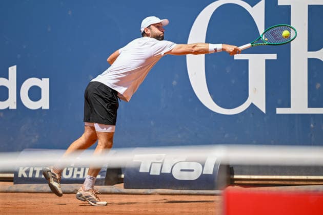 TENNIS - ATP, Tennis Herren Generali Open 2026 KITZBUEHEL,AUSTRIA,24.JUL.26 - TENNIS - ATP World Tour, Generali Open. Image shows Quentin Halys (FRA).  GEPAxpictures xDanielxSchoenherr