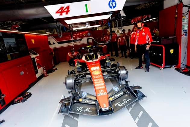 BUDAPEST - The car of Formula 1 driver Lewis Hamilton of Scuderia Ferrari HP during the Formula 1 Hungary at the Hungaroring circuit on July 24, 2026 in Budapest, Hungary. (Photo by DeFodi Images) - *** BUDAPEST: The car driven by Formula 1 driver Lewis Hamilton of Scuderia Ferrari HP during the Formula 1 Hungarian Grand Prix at the Hungaroring circuit on July 24, 2026, in Budapest, Hungary. Photo by DeFodi Images