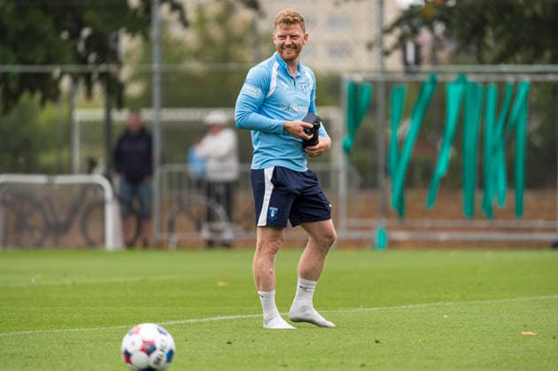 260724 Anders Christiansen under en träning med Malmö FF den 24 juli 2026 i Malmö. *** 260724 Anders Christiansen during a training session with Malmö FF on July 24, 2026, in Malmö  Copyright: CHRISTIANxÖRNBERG BB260724CO029
