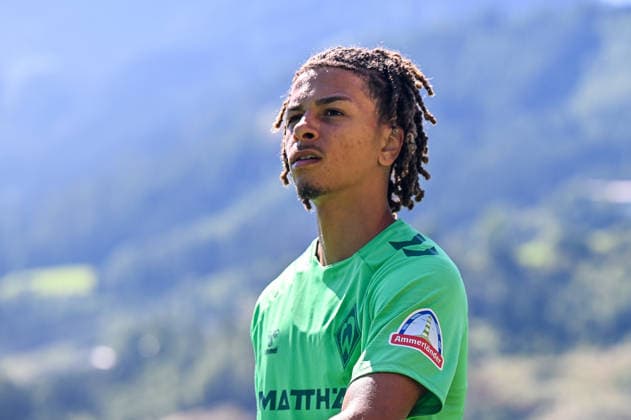 24.07.2026, AUT, Fußball, Herren, 1. Bundesliga, Trainingslager, Saison 2026 2027, Zell am Ziller, SV Werder Bremen Kenny Quentant (Werder Bremen, 19) Zell am Ziller Parkstadion Tirol Österreich *** July 24, 2026, Austria, Soccer, Men s, 1. Bundesliga, Training Camp, 2026–2027 Season, Zell am Ziller, SV Werder Bremen, Kenny Quentant, Werder Bremen, 19, Zell am Ziller Parkstadion, Tyrol, Austria Copyright: xNordphotox xHafnerx