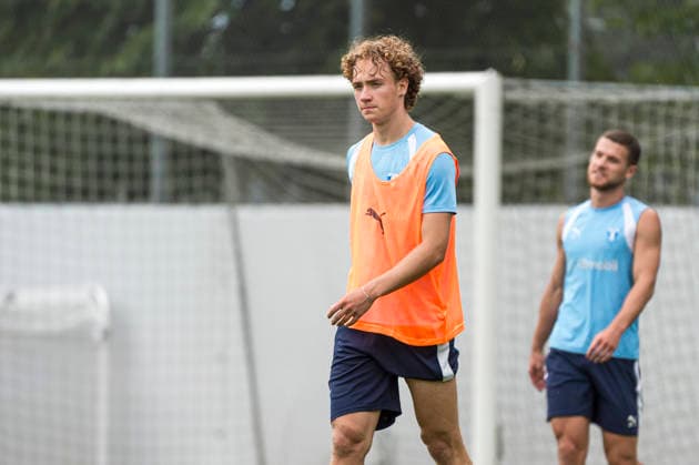 260724 Anton Höög under en träning med Malmö FF den 24 juli 2026 i Malmö. *** 260724 Anton Höög during a training session with Malmö FF on July 24, 2026, in Malmö  Copyright: CHRISTIANxÖRNBERG BB260724CO049