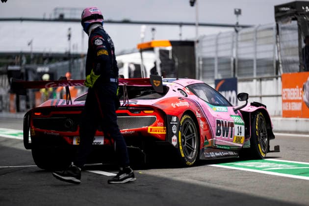 DTM, 9. + 10. Rennen Oschersleben 2026 14 Ferrari 296 GT3 EVO, EMIL FREY RACING: Matteo Cairoli - picture by Gruppe C Photography Oschersleben Oschersleben Sachsen-Anhalt Germany Copyright: xGruppexCxPhotographyx