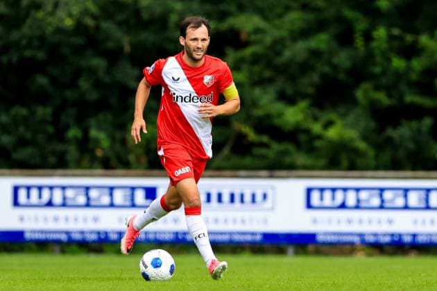 EPE , 24-07-2026 , Sportpark Ericaweg , season 2026 2027 , Dutch pre-season football , friendly match between SC Cambuur and FC Utrecht , picture shows FC Utrecht player Joris van Overeem Cambuur - Utrecht  x205177724x Copyright: