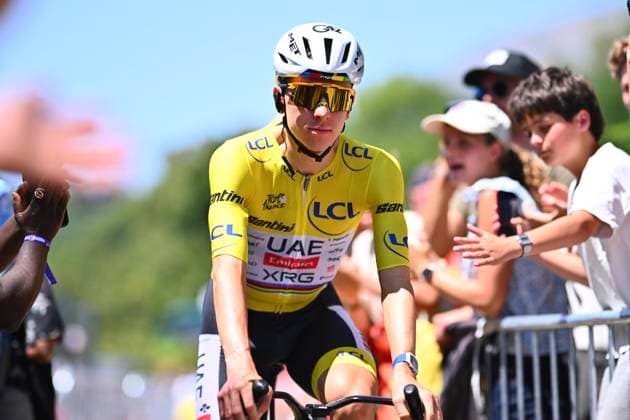 Tour de France 2026 Stage 19 ALPE D HUEZ, FRANCE - JULY 24 : Pogacar Tadej (SLO) of UAE Team Emirates - XRG during stage 19 of the 113rd edition of Tour de France an UCI World Tour 2.UWT cycling road race stage for Men Elite of 128 km with start in Gap and finish in Alpe d Huez on July 24, 2026 in Alpe d Huez, France, 24 07 2026 ( Motordriver Kurt Vandenborre - Alpe d Huez France  Copyright: xGvgx