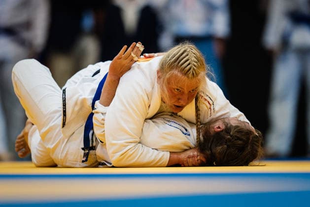 Die Finals 2026 - Ju-Jutsu, 24.07.2026 Alina Flehmer (Team Nord - Rot) Elsa Braun (Team West - Blau) Vorrunde; Die Finals 2026 - Ju-Jutsu am 24.07.2026 in der Swiss Life Hall, Hannover *** The 2026 Ju-Jutsu Finals, July 24, 2026: Alina Flehmer (Team North Red), Elsa Braun (Team West Blue) – Preliminary Round of The 2026 Ju-Jutsu Finals on July 24, 2026, at the Swiss Life Hall in Hanover Copyright: xBEAUTIFULxSPORTS Tonhäuserx