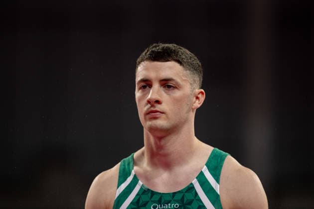 GLASGOW, SCOTLAND - JULY 24: Rhys McCLENAGHAN of Northern Ireland performs on the pommel horse during the Artistic Gymnastics Men’s Team Final and Individual Qualification at The Arena, Glasgow on July 24, 2026 in Glasgow, Scotland. (Photo by Claire Jeffrey Sports Press Photo)  Copyright: xClairexJeffreyx xSPPx Sportspressphoto_SPR195503