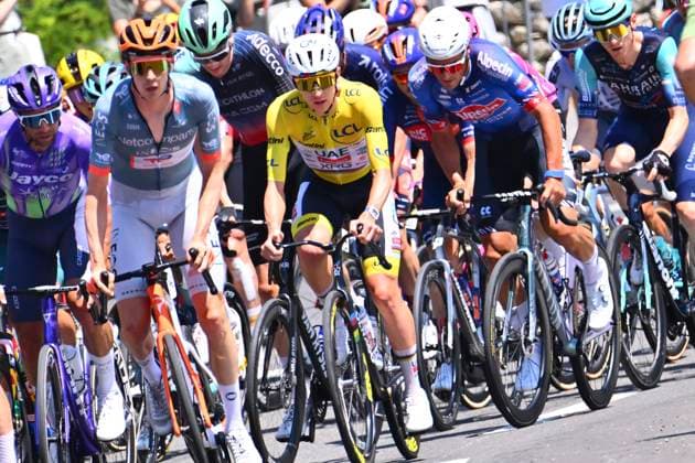 Tour de France 2026 Stage 19 ALPE D HUEZ, FRANCE - JULY 24 : Pogacar Tadej (SLO) of UAE Team Emirates - XRG during stage 19 of the 113rd edition of Tour de France an UCI World Tour 2.UWT cycling road race stage for Men Elite of 128 km with start in Gap and finish in Alpe d Huez on July 24, 2026 in Alpe d Huez, France, 24 07 2026 ( Motordriver Kurt Vandenborre - Alpe d Huez France  Copyright: xGvgx