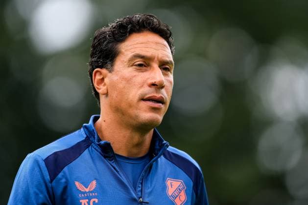 EPE , 24-07-2026 , Sportpark Ericaweg , season 2026 2027 , Dutch pre-season football , friendly match between SC Cambuur and FC Utrecht , picture shows FC Utrecht head coach Anthony Correia Cambuur - Utrecht  x205178098x Copyright: