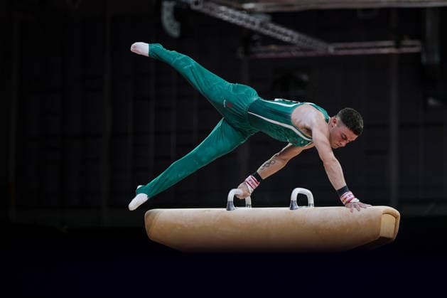 2026 Commonwealth Games, Glasgow International Arena, Glasgow, Scotland 24 7 2026 Ireland™s Rhys McClenaghan Rhys McClenaghan 24 7 2026  Copyright: xx Rhys_McClenaghan_6